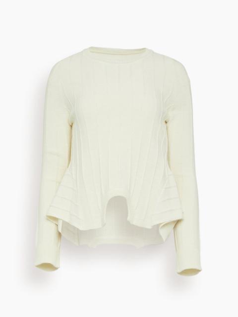 MM6 Maison Margiela Crewneck in Off White