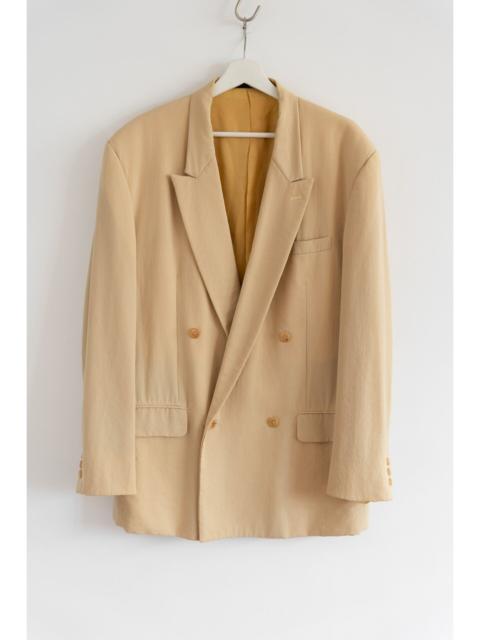 Yohji Yamamoto Yohji Yamamoto 92aw Minimalist Pale Yellow Suit