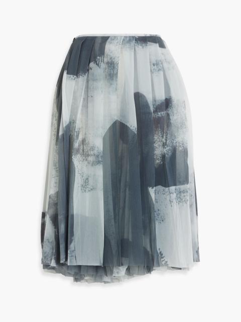 Proenza Schouler Pleated printed chiffon skirt