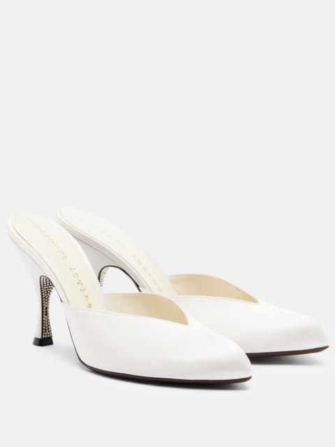 herbert levine Sitting Pretty satin mules
