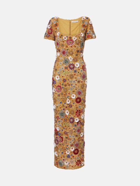 RACHEL GILBERT Francesca embellished gown