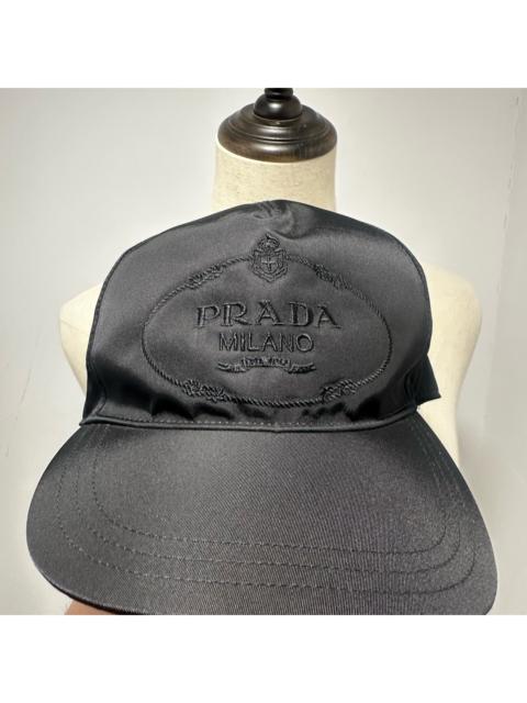Prada Prada Embroidered Logo Baseball Cap