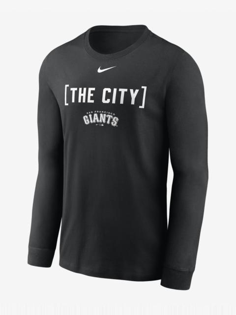 Nike San Francisco Giants Fashion Men's Nike MLB Long-Sleeve T-Shirt