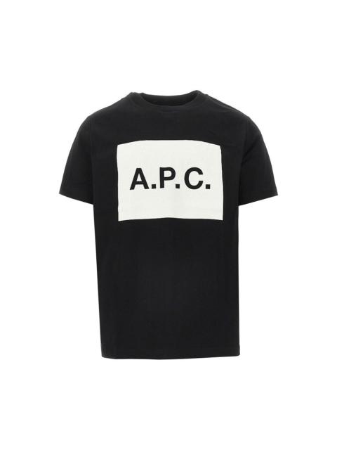 A.P.C. LOGO PRINT T-SHIRT