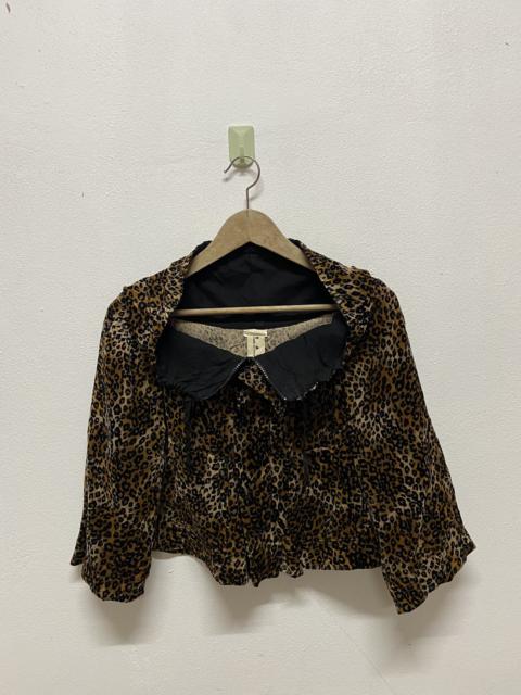 Comme Des Garçons Comme Des Garcons Leopard Faux Fur Jacket