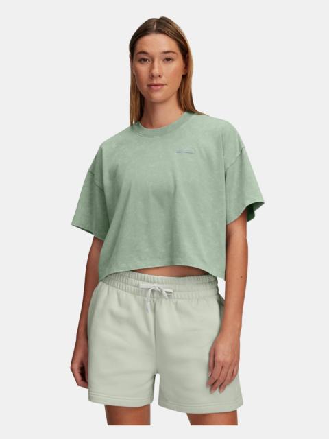 Under Armour Women's UA Heavyweight Wash Short Sleeve