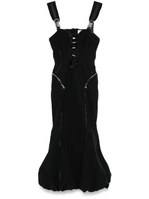 Marine Serre crinkled maxi dress