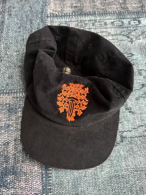 Chrome Hearts Chrome Hearts Croco Heart Baseball Cap Orange Sword Vine Corduroy Version