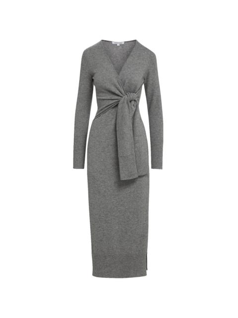 VERONICA BEARD SALOMEZ WRAP MIDI DRESS