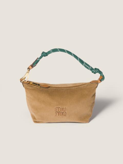 Miu Miu Corduroy pouch