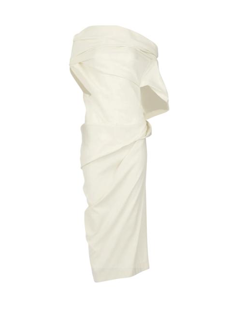 entire studios MOULDED MIDI MID WHITE