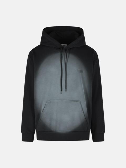 MM6 Maison Margiela BLACK COTTON BLEND SWEATSHIRT