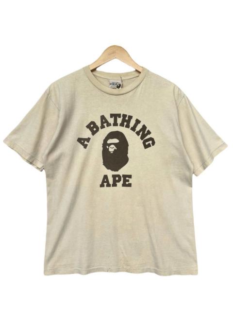 Vintage 90s Bape Oneita College Tee