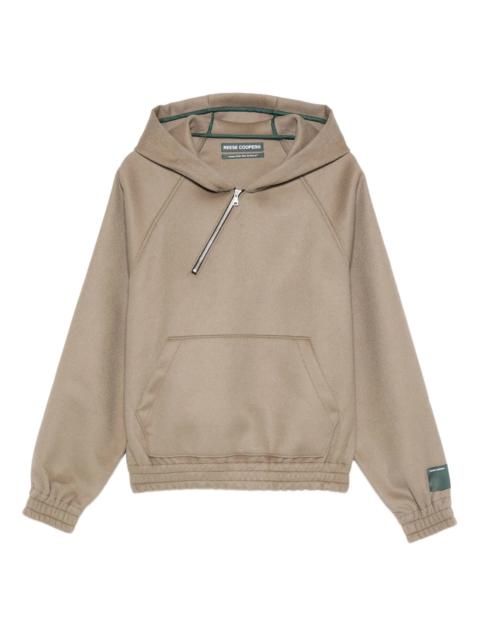 REESE COOPER® half-zip knitted hoodie