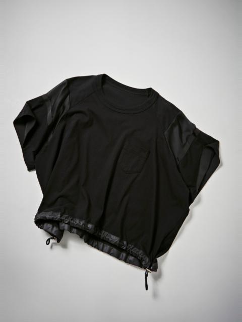 sacai Satin x Cotton Jersey T-Shirt