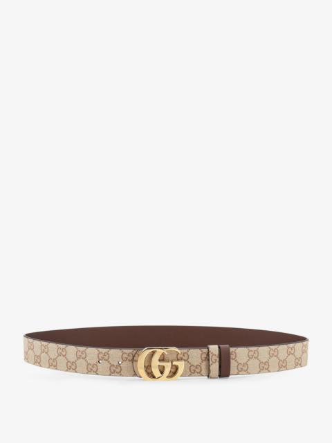 GUCCI Gucci GG Marmont Reversible Belt Beige Men