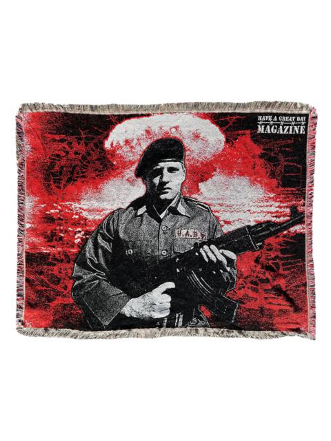 VETEMENTS HAVE A GREAT DAY MAGAZINE Woven Soldier Blanket