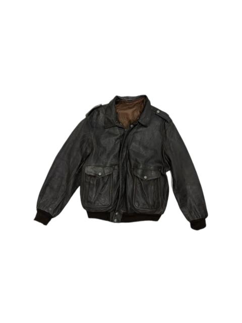 Other Designers Armani - VTG Giorgio Paris Leather Jacket