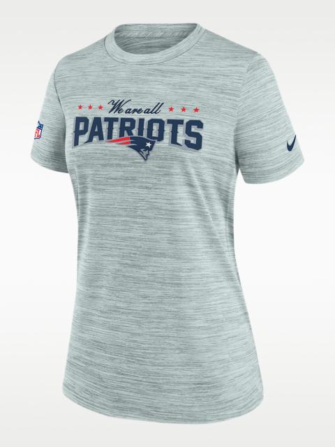 Nike New England Patriots Rivalries Collection Sideline Velocity Women's Nike Dri-FIT NFL T-Shirt