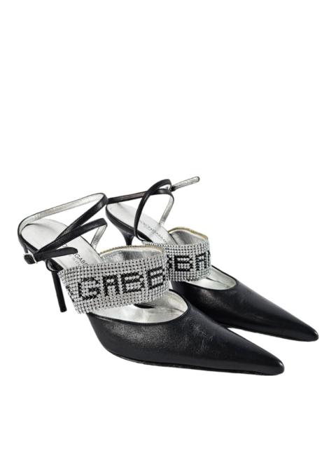 Dolce & Gabbana Women's Black and Silver Courts