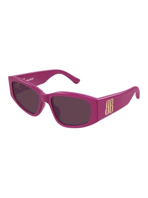 BALENCIAGA Balenciaga Violet Cat Eye Ladies Sunglasses BB0475S 004 56