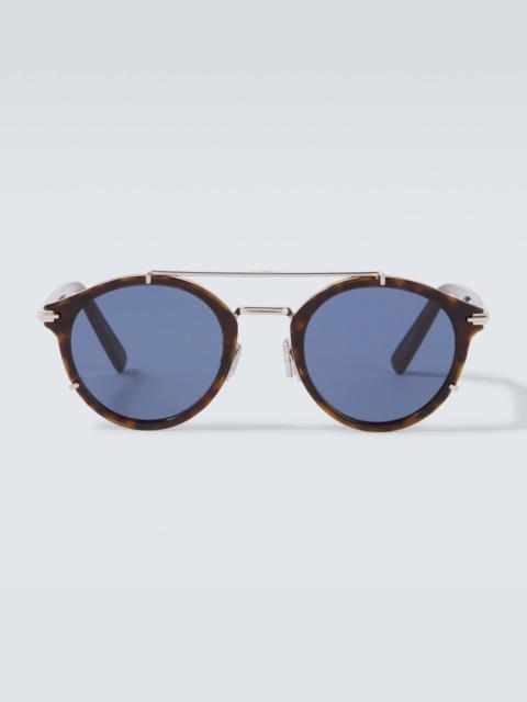 Dior DiorBlackSuit R7U round sunglasses