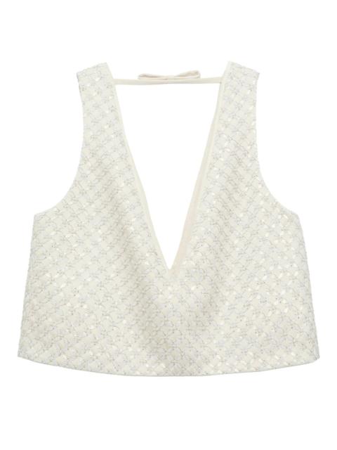 DOROTHEE SCHUMACHER SPARKLING STATEMENT TOP