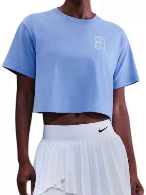 Nike Nike Women's Dri-FIT Slam Short Sleeve Cropped Tennis T-Shirt