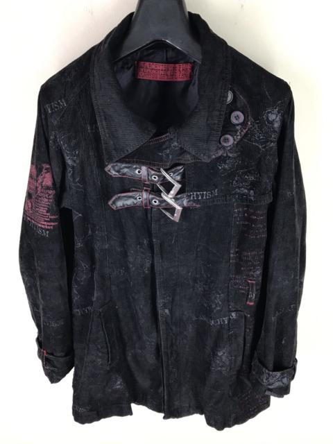 Other Designers Japanese Brand - H. ANARCHYISM h.naoto Punk Black Long Jacket