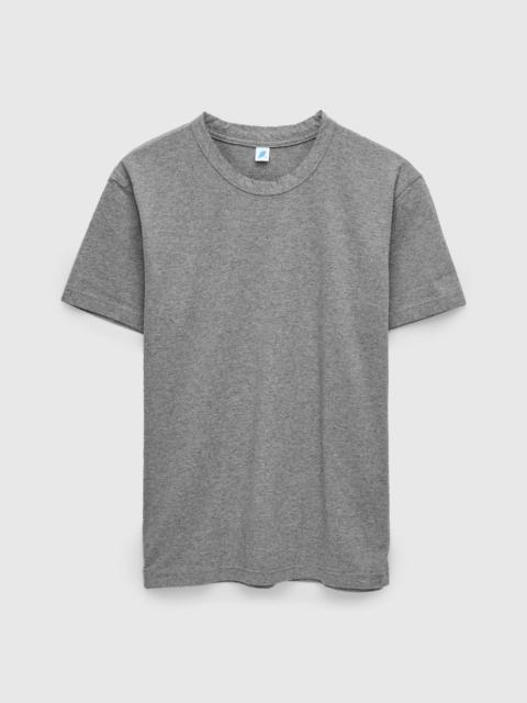 Pure Blue Japan Jersey Slub T-Shirt in Heather Grey
