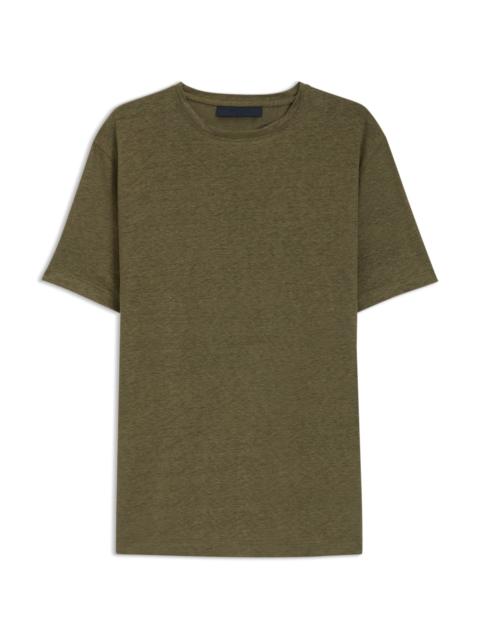 BOSS BECKHAM X BOSS T-SHIRT IN SOFT LINEN