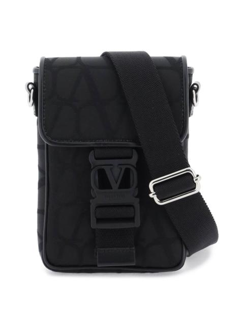 Valentino Garavani Black Iconographe Mini Crossbody Bag Men