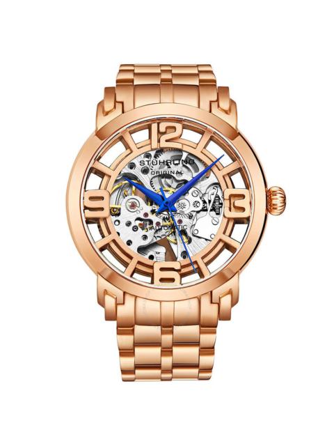 Other Designers Stuhrling Original Legacy Automatic Rose Gold Dial Men's Watch M13585