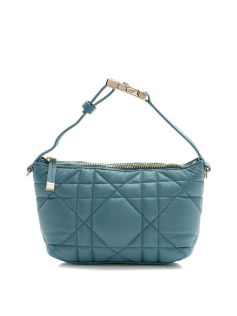 Dior Dior Blue Calfskin Diortravel Nomad Small Pouch (Authentic Pre-Loved)