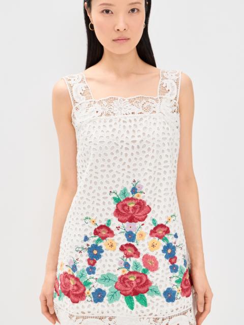 Sea Astrid Embroidery Tank Dress
