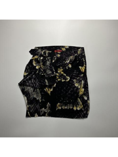 Other Designers Vivienne Tam Snake Skin Mesh Skirt