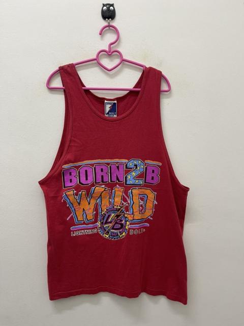 Other Designers Rare 90s Vintage LIGHTNING BOLT Born 2 B Wild