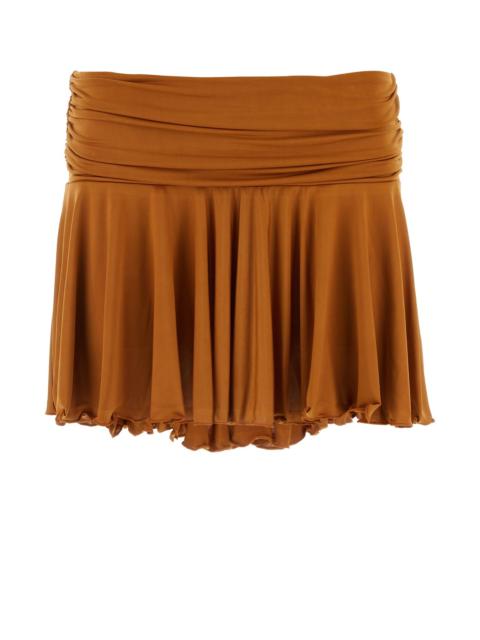 ミニスカート gimaguas Caramel stretch polyester mini skirt gimaguas Caramel stretch polyester mini skirt