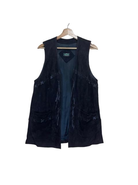 Other Designers Alta Moda Pelle Suede Leather Vest