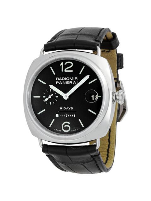 Pre-owned Panerai Radiomir 8 Days Black Dial Men's Watch PAM00268