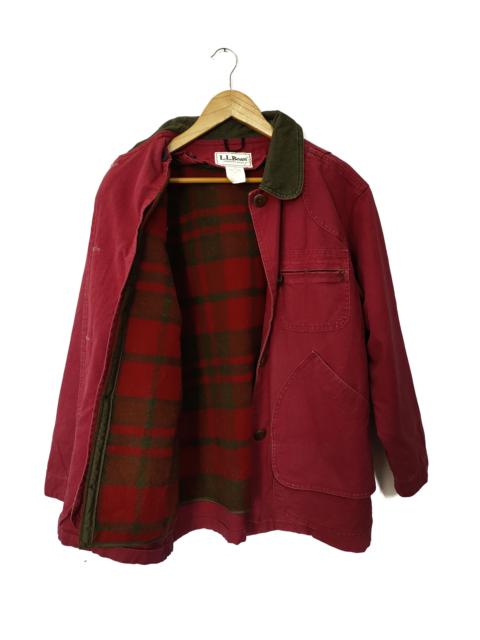 Other Designers Vintage - VTG L.L BEAN RED CHERRY CHORE JACKETS