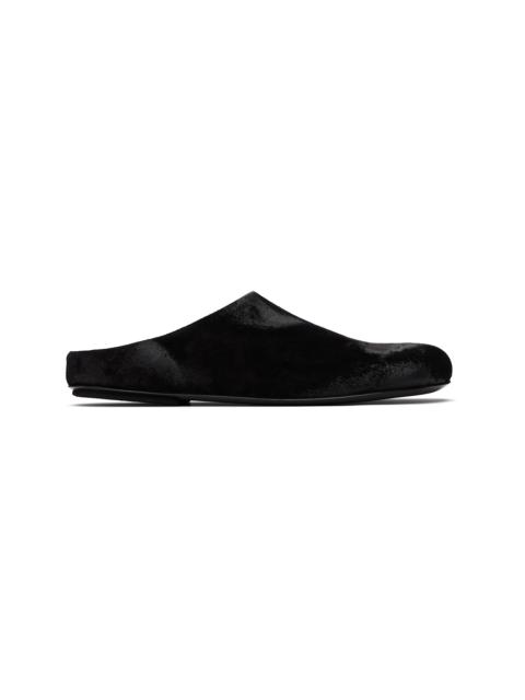 Marsèll Black Passo Slip-on Loafers