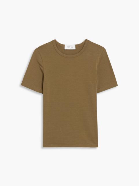 MATTEAU Stretch-cotton jersey T-shirt