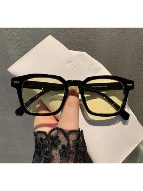 Electric Visual Sunglasses - Yellow Lens Black Frame Sunglasess