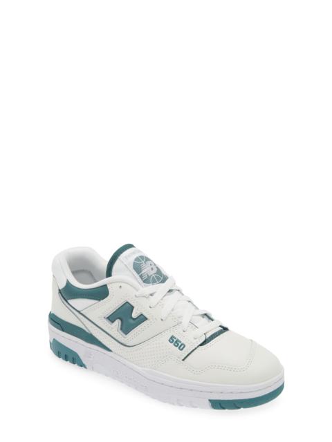 New Balance 550 Basketball Sneaker in Reflection/New Spruce at Nordstrom