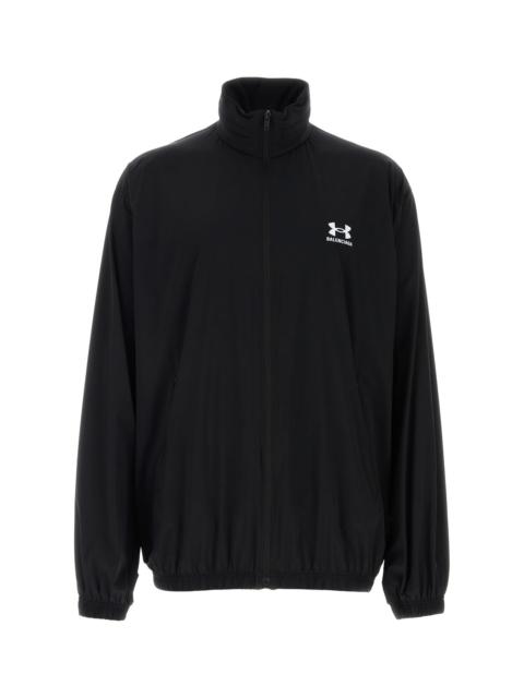 BALENCIAGA Black stretch nylon Balenciaga X Under Armour jacket