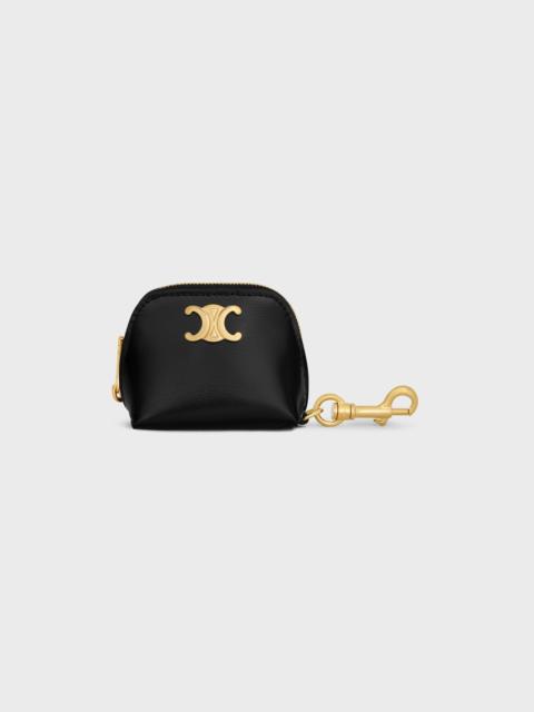 CELINE MICRO TRIOMPHE CHARM IN Shiny Calfskin
