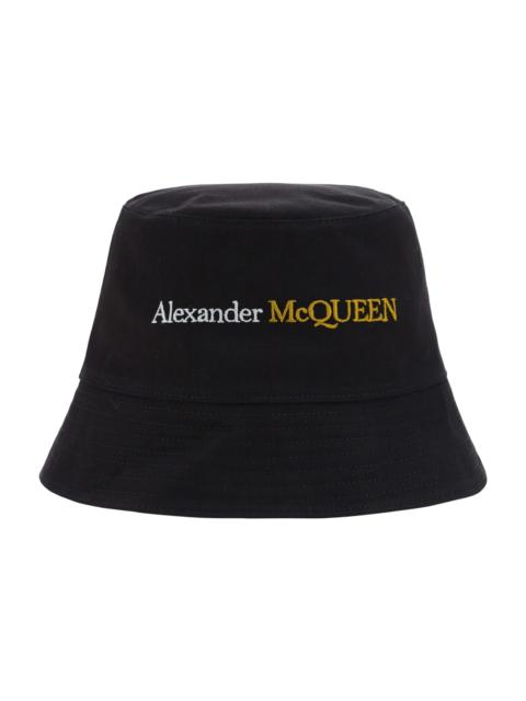 Alexander McQueen Bucket Hat With Logo