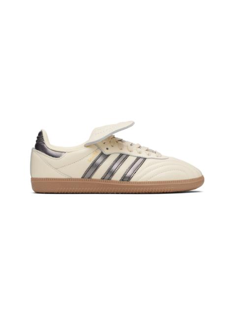 adidas Originals Off-White & Gunmetal Samba LT Sneakers