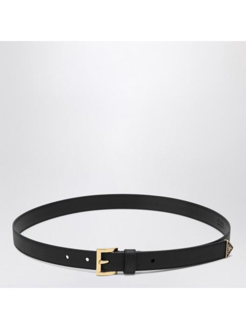 Prada Prada Black Saffiano Leather Belt Women